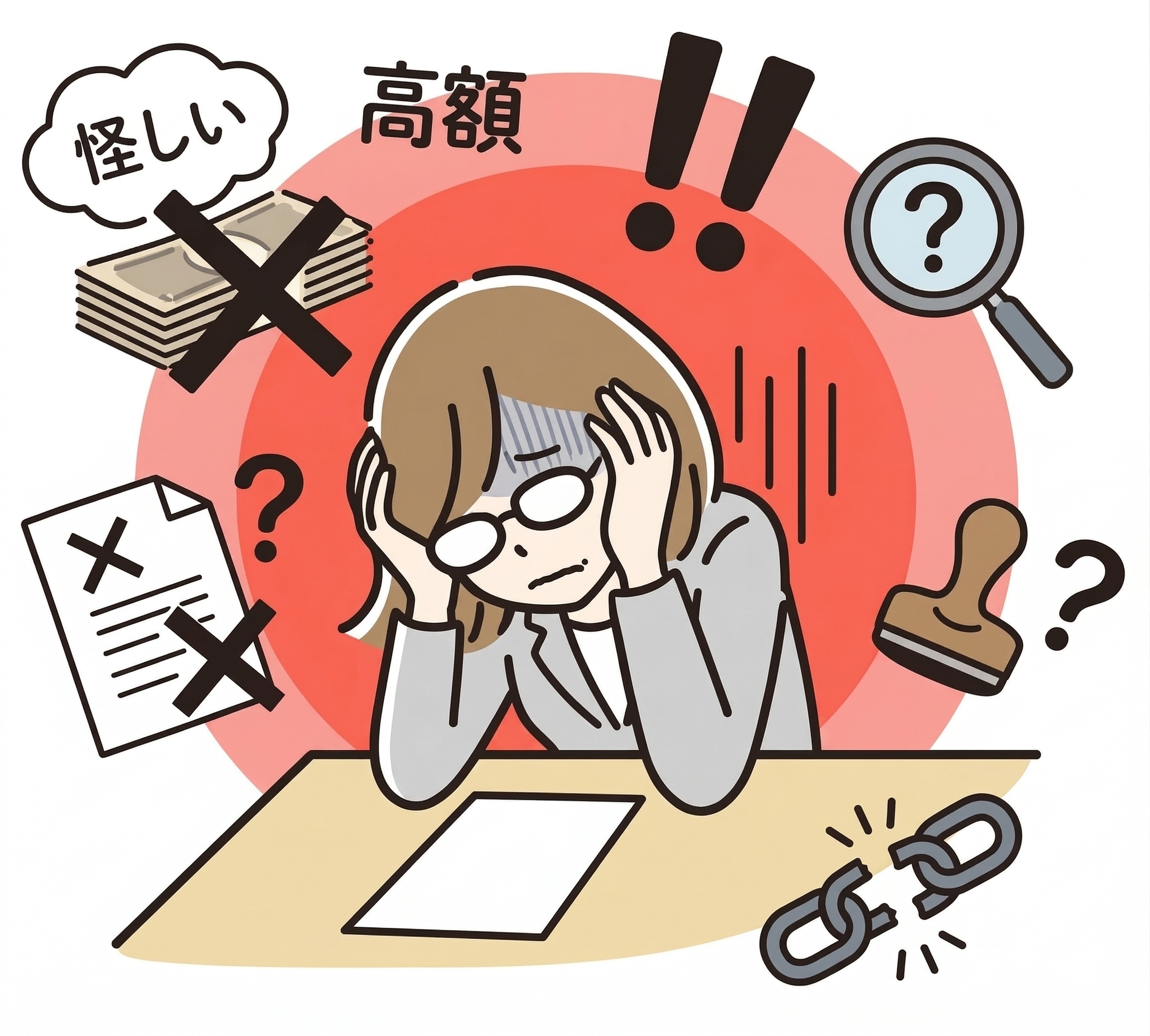 要注意サービスのイラスト